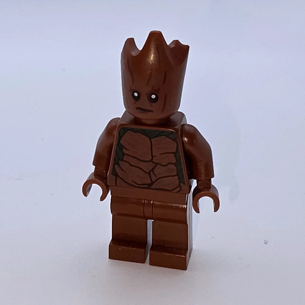 Lego Groot Minifigure Small Brown Excellent Guardians of the Galaxy Figure